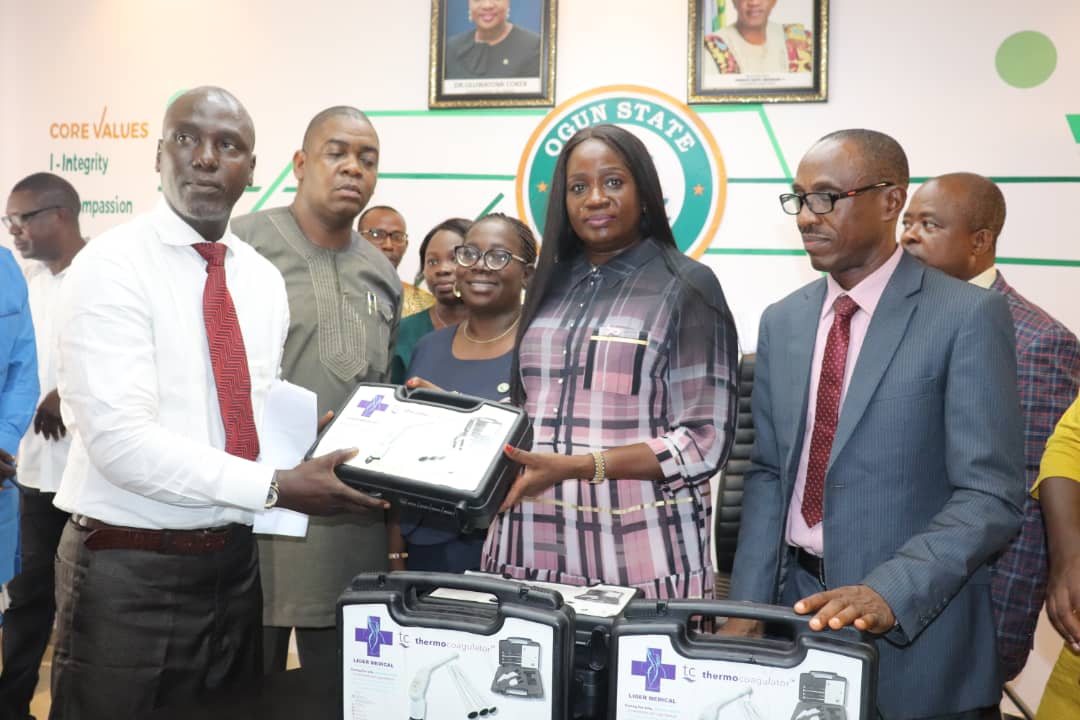 APIN Hands Over Thermal Ablation Machines To 7 Facilities In Ogun State.