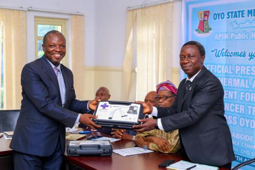 Hand Over Of Thermal Ablation Machines to Facilities In Oyo State